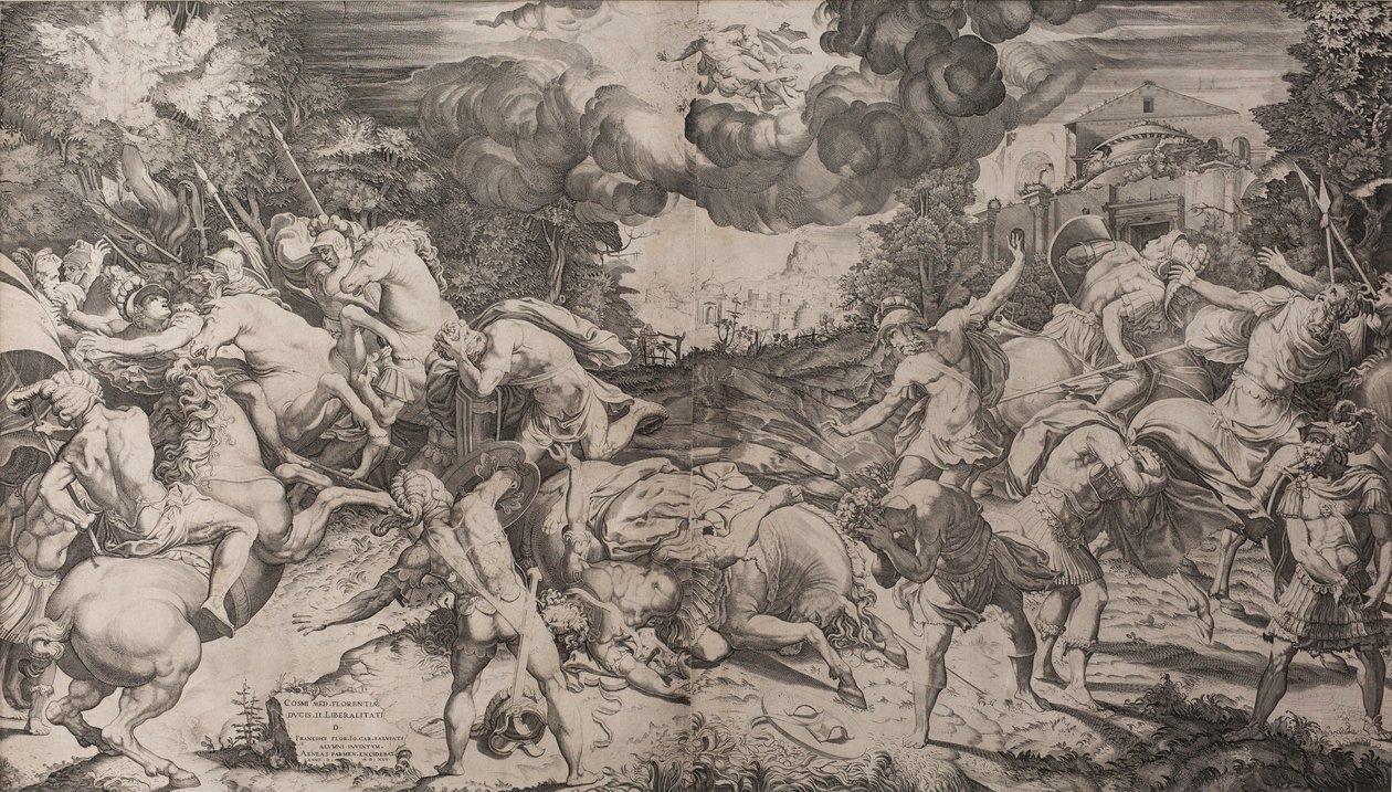 The Conversion of Saint Paul, 1545. av Salviati