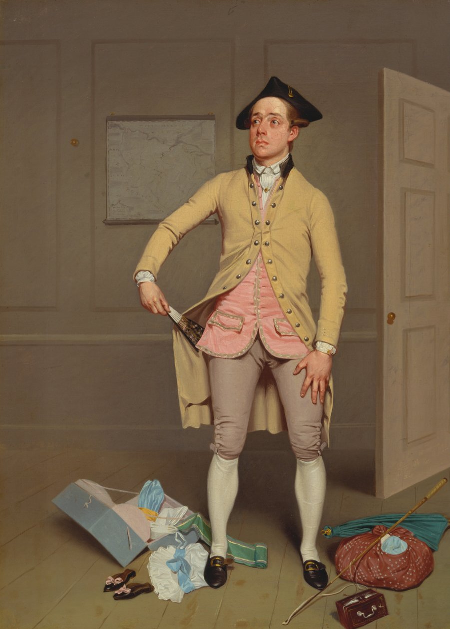 Samuel Thomas Russell i Samuel Footes Borgmesteren i Garratt av Samuel de Wilde
