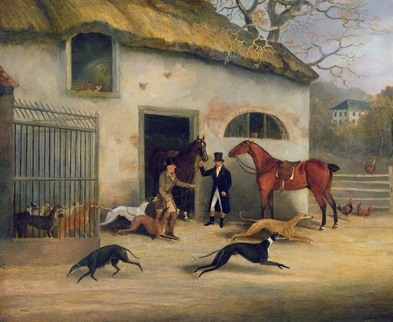 Coursing: avgang (se også 444842, 444843) av Samuel Henry Alken