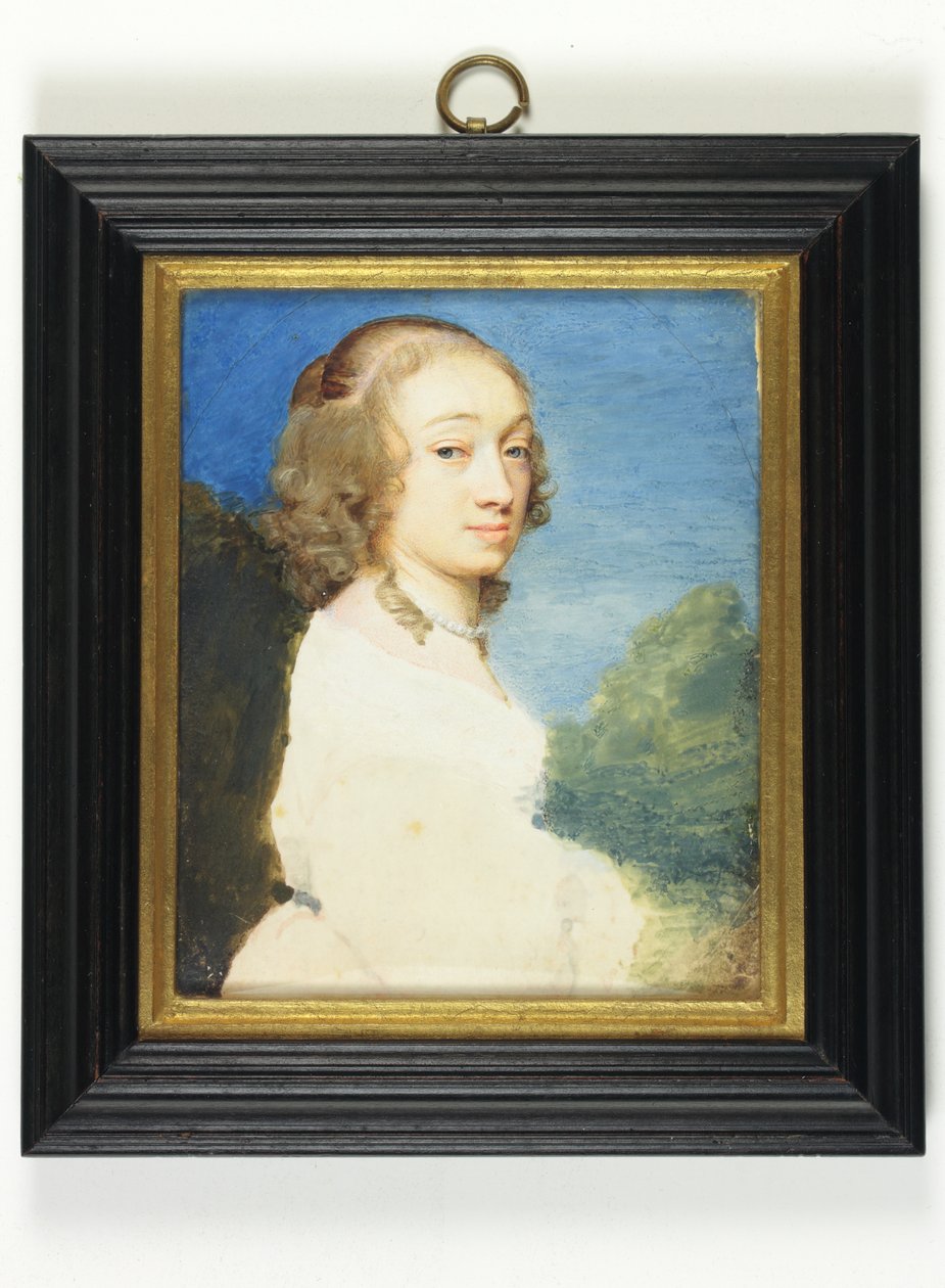 Christiana Turner, kone til Samuel Cooper (wc på vellum) av Samuel Cooper