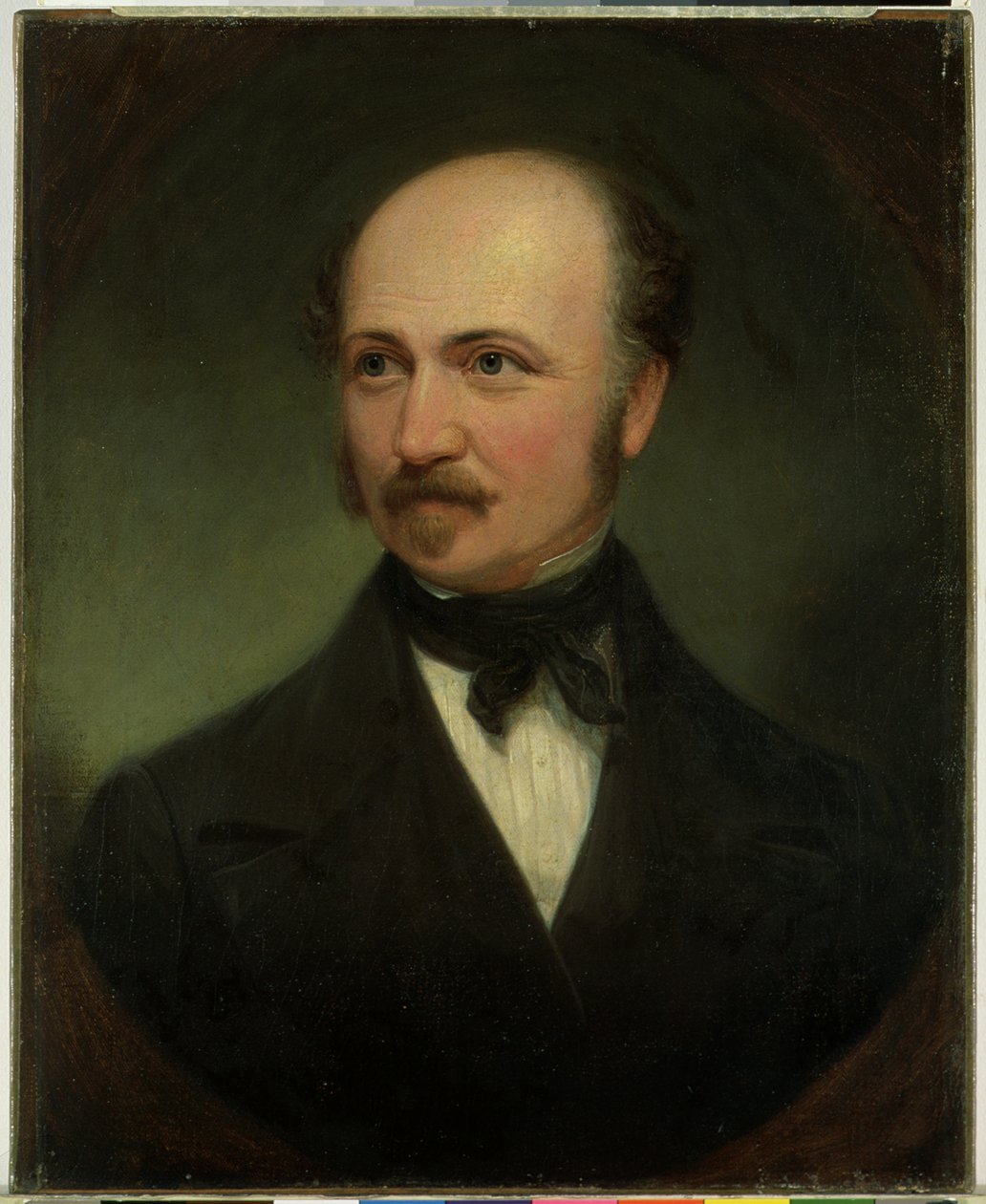 Portrett av kaptein John A. Sutter (olje på lin) av Samuel Osgood