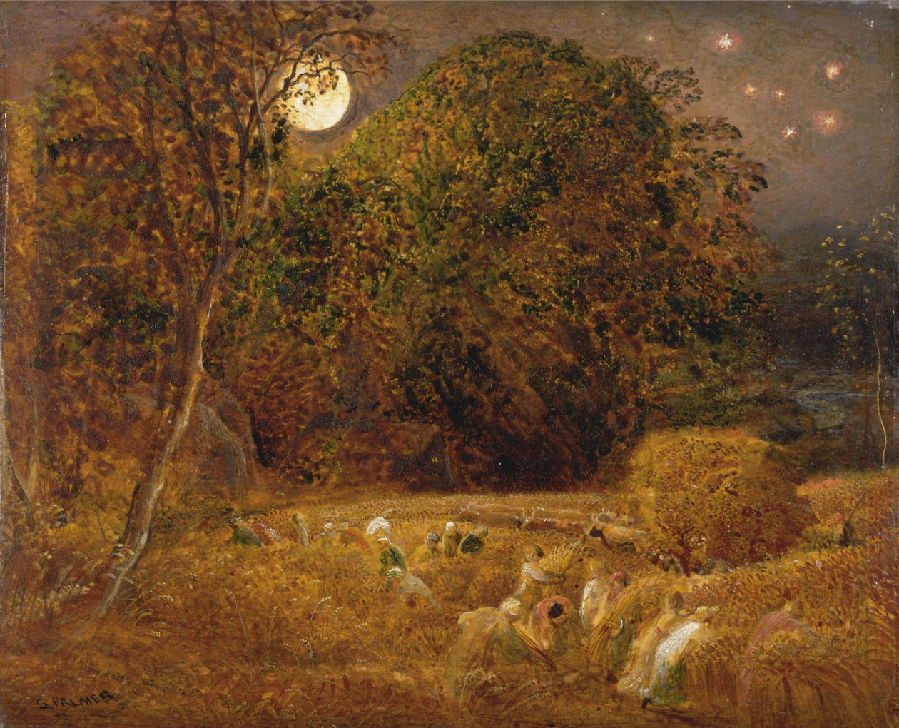 Høstmånen av Samuel Palmer
