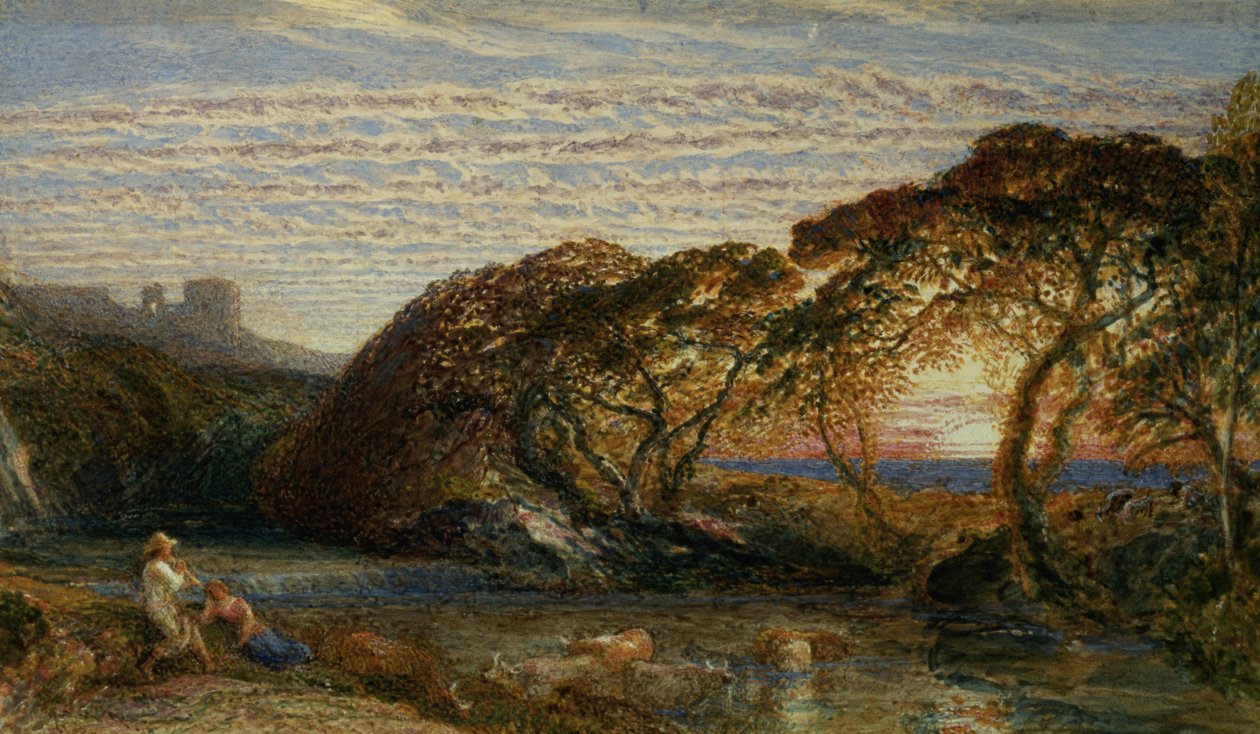 Den skyggefulle strømmen av Samuel Palmer