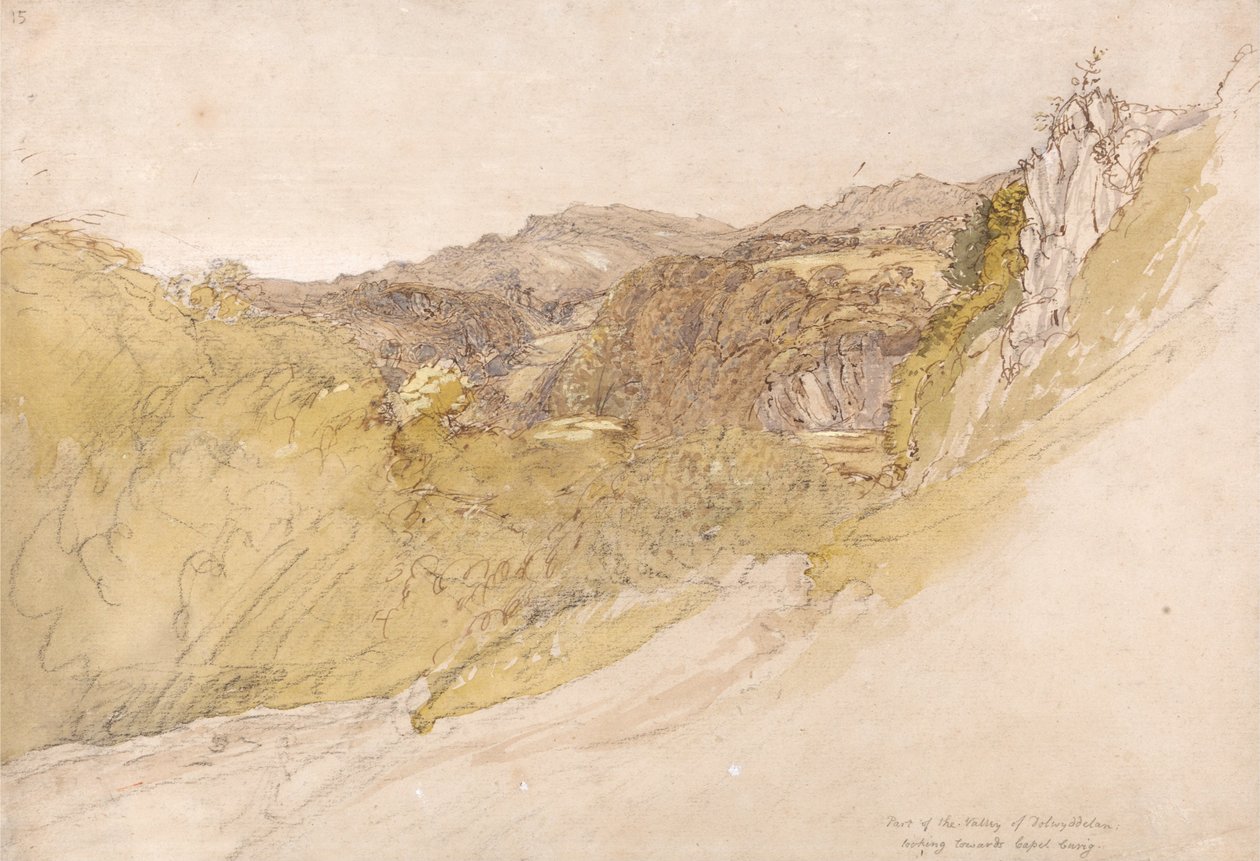 Dolwyddelan -dalen av Samuel Palmer