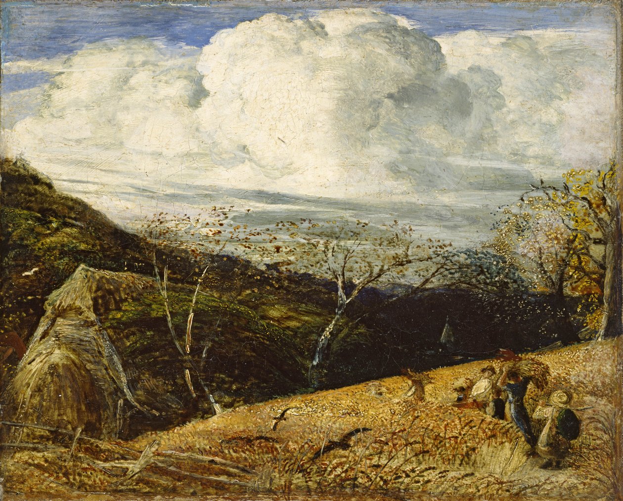 Den hvite skyen, ca. 1833-34 av Samuel Palmer