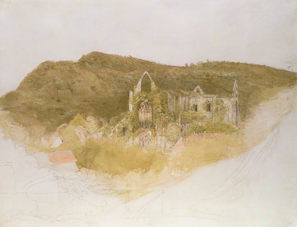 Tintern Abbey av Samuel Palmer