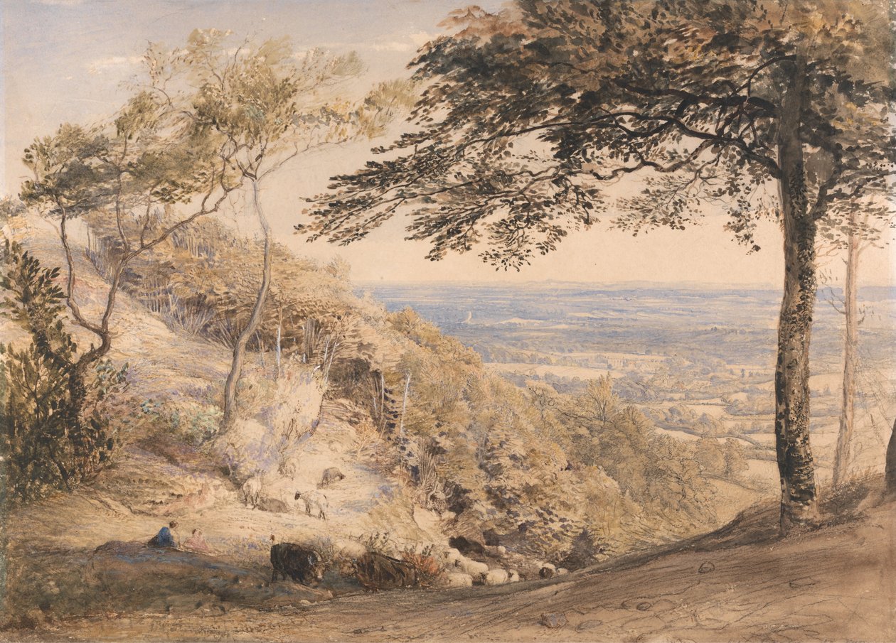 Wilmots Hill, Kent av Samuel Palmer