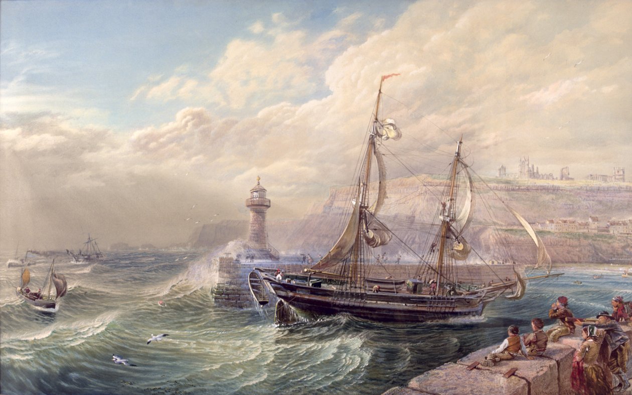 Whitby, 1883 av Samuel Phillips Jackson