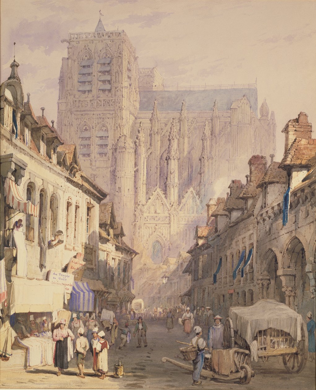 Church of St. Wolfram i Abbeville av Samuel Prout