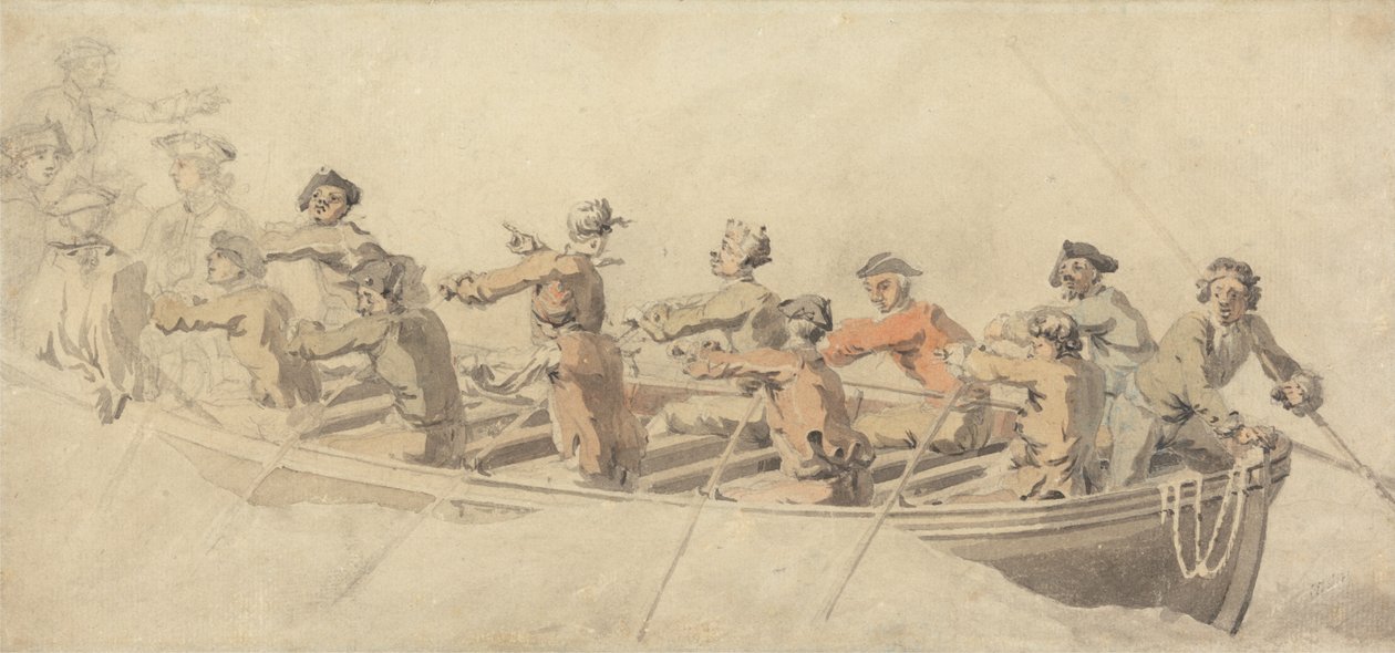 En skipsbåt av Samuel Scott