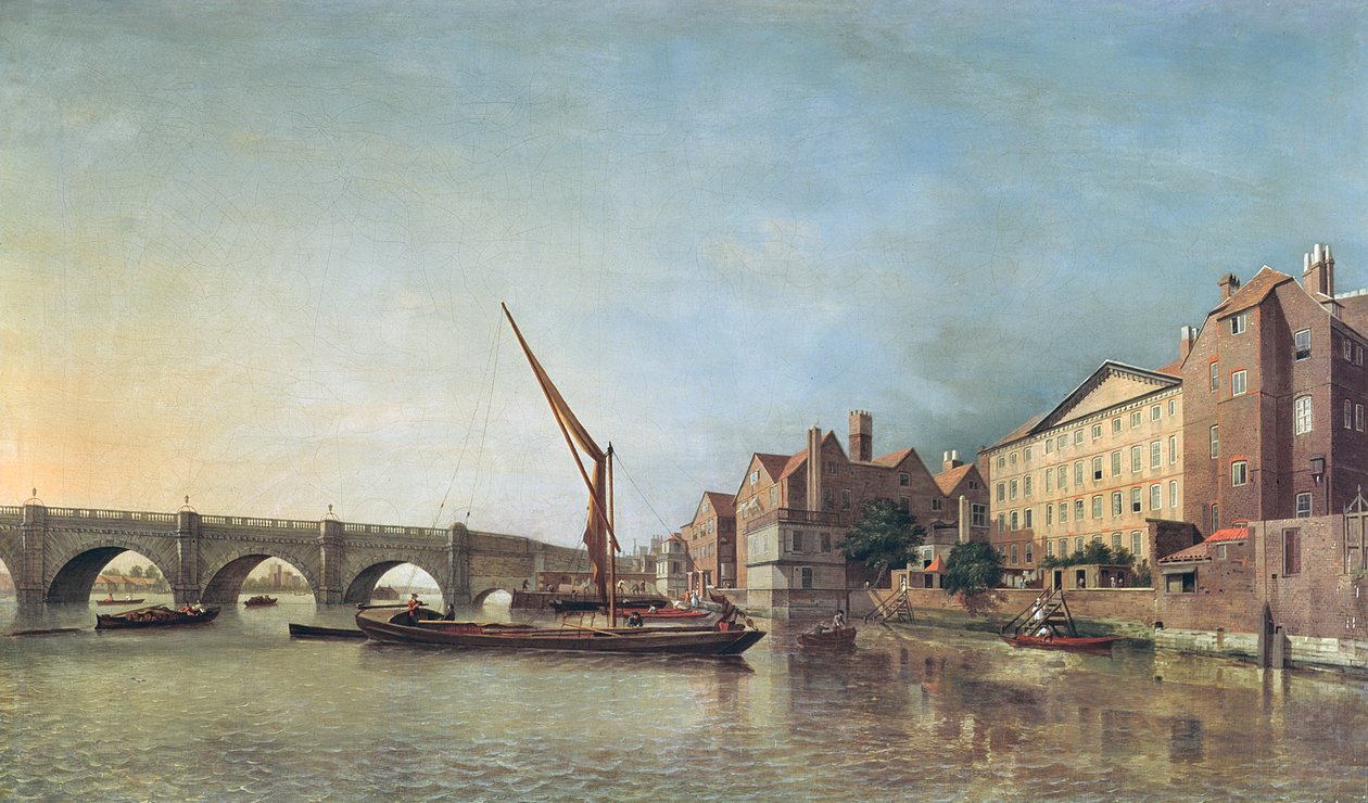 Westminster Bridge i 1747 av Samuel Scott