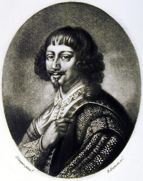 Endymion Porter (1587-1649) illustrasjon fra Portraits of Characters Illustrious in British History, gravert av Richard Earlom (1743-1822) (mezzotint) av Samuel after Cooper