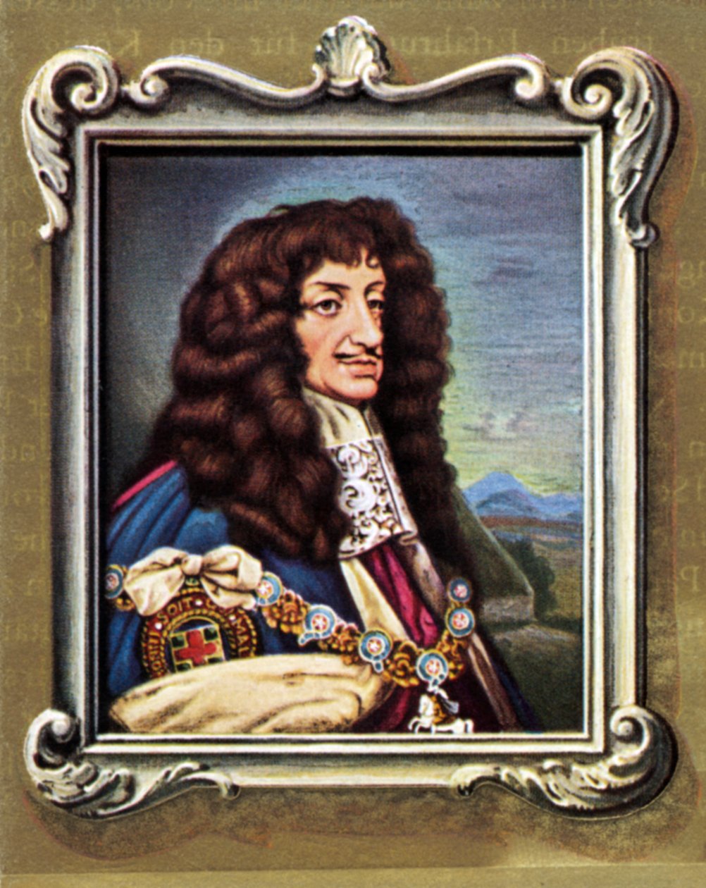 Charles II Portrett av av Samuel (after) Cooper