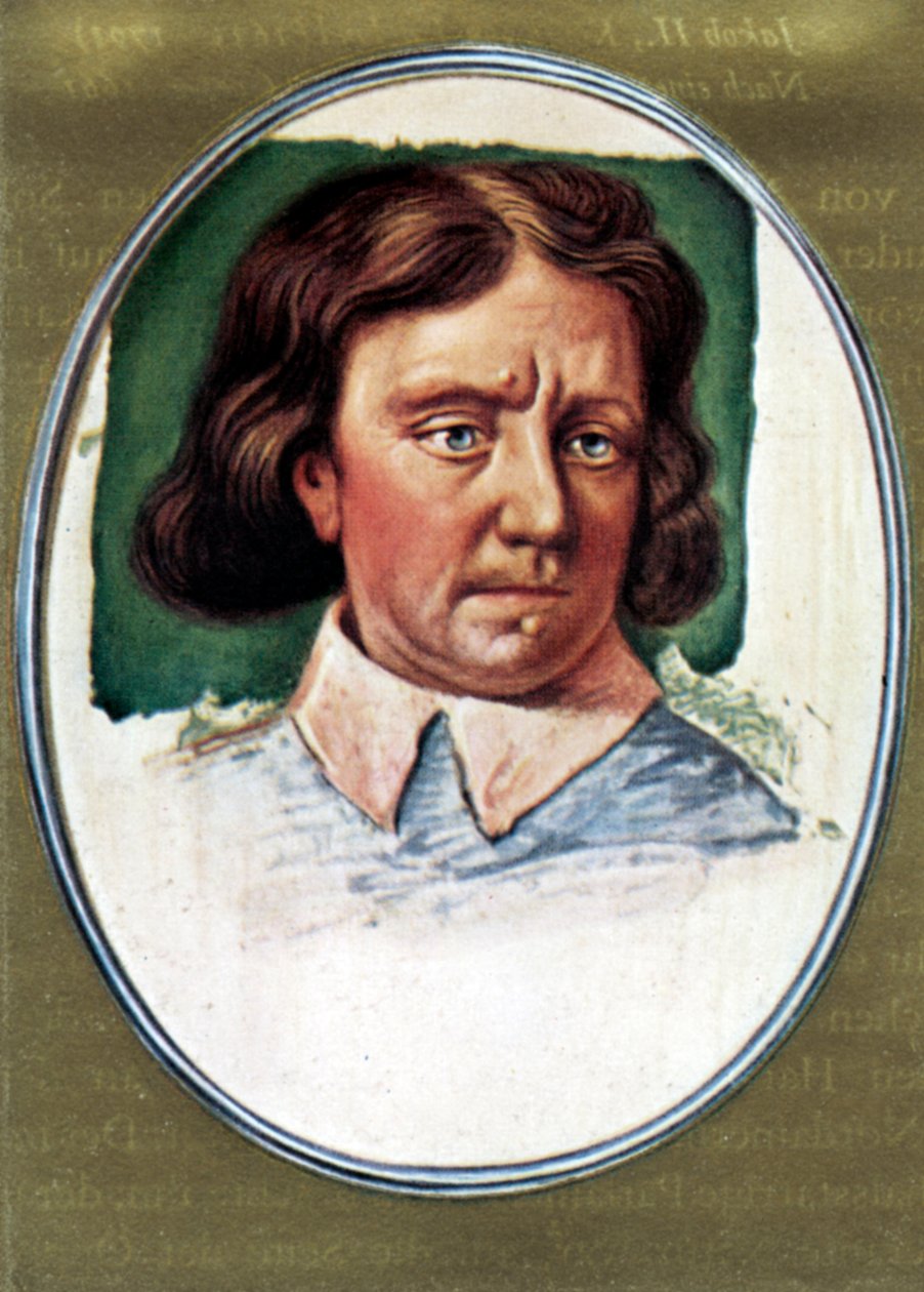 Oliver Cromwell portrett av Samuel (after) Cooper