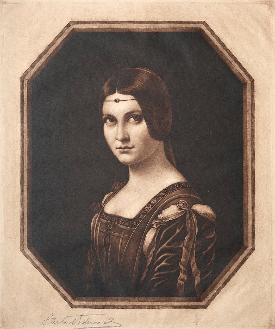 La Belle Ferronniere, 1800- og 1900-tallet. av Samuel Arlent Edwards