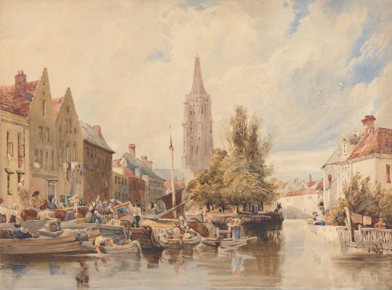 Notre Dame-kirken, Brugge av Samuel Austin