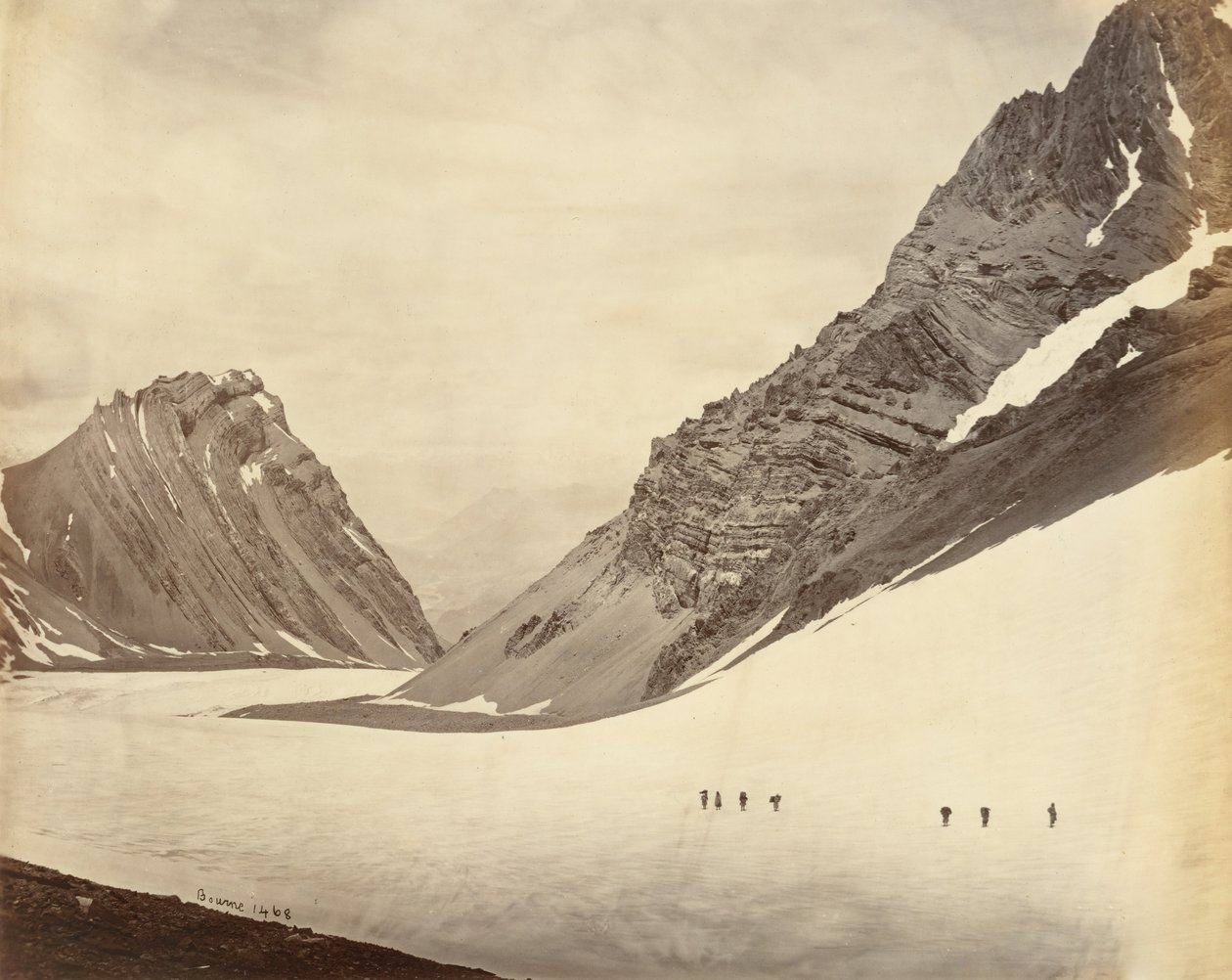 Manirung-passet, 1860-tallet. av Samuel Bourne