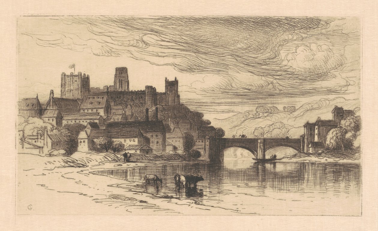 Durham, England av Samuel Colman