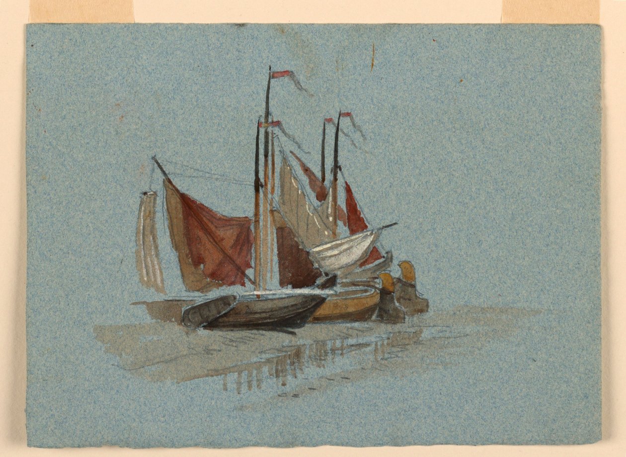 Fiskernes seilbåter av Samuel Colman