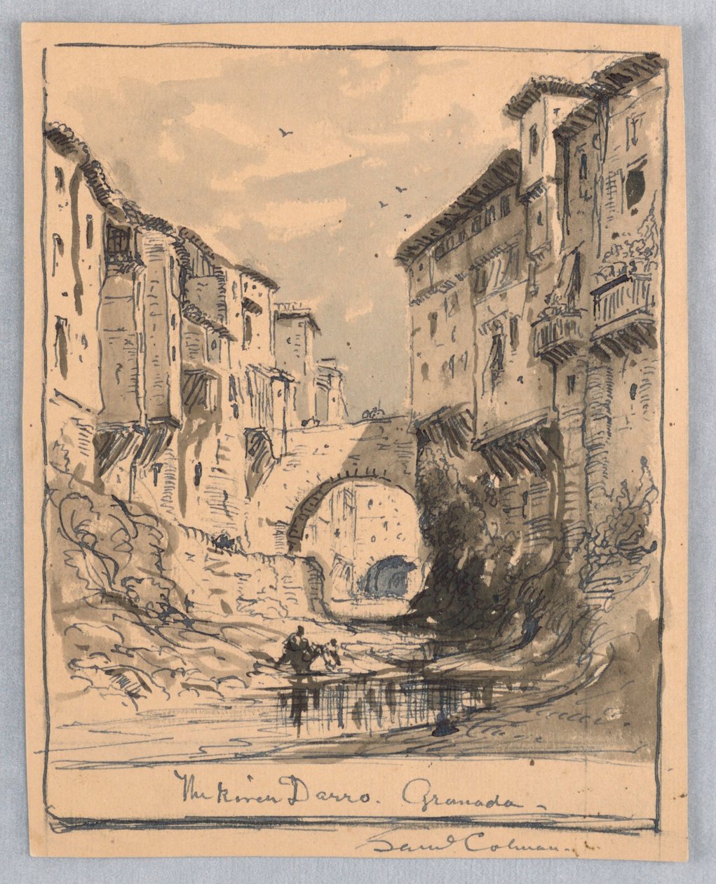 Elven Darro, Granada av Samuel Colman