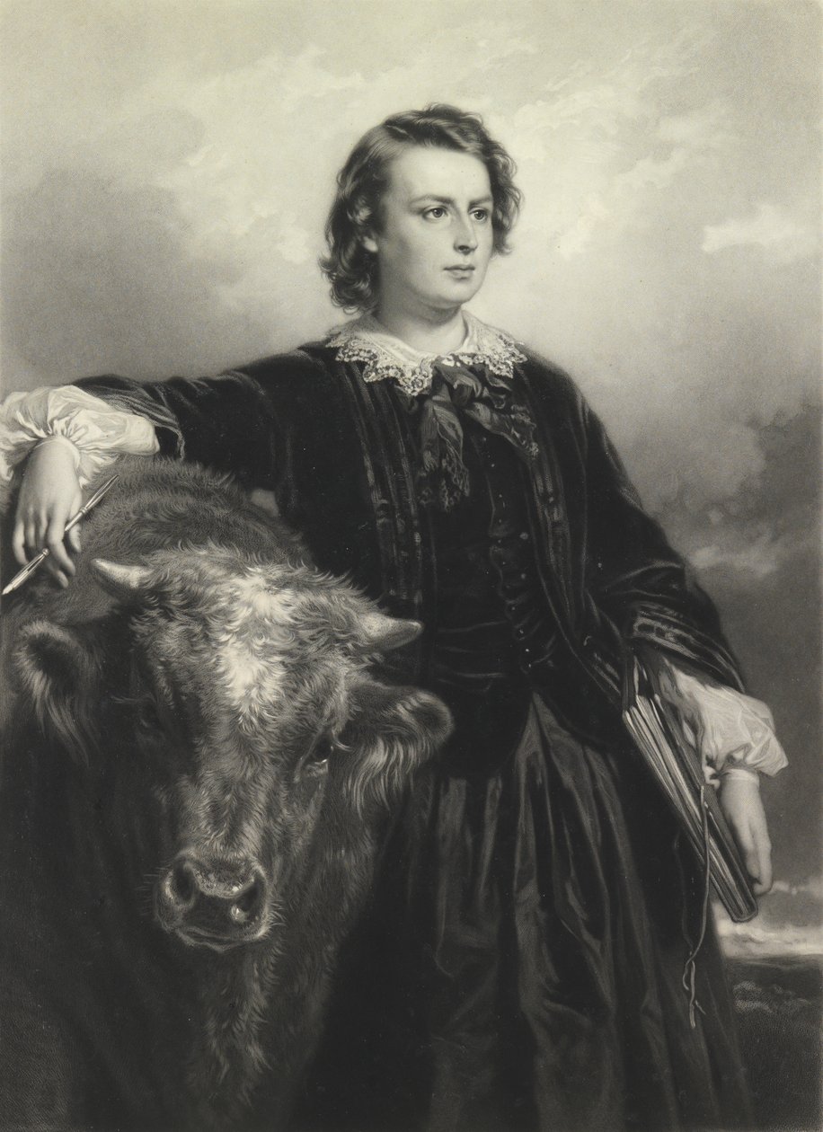 Rosa Bonheur på Thirty-Four (mezzotint) av Samuel Cousins