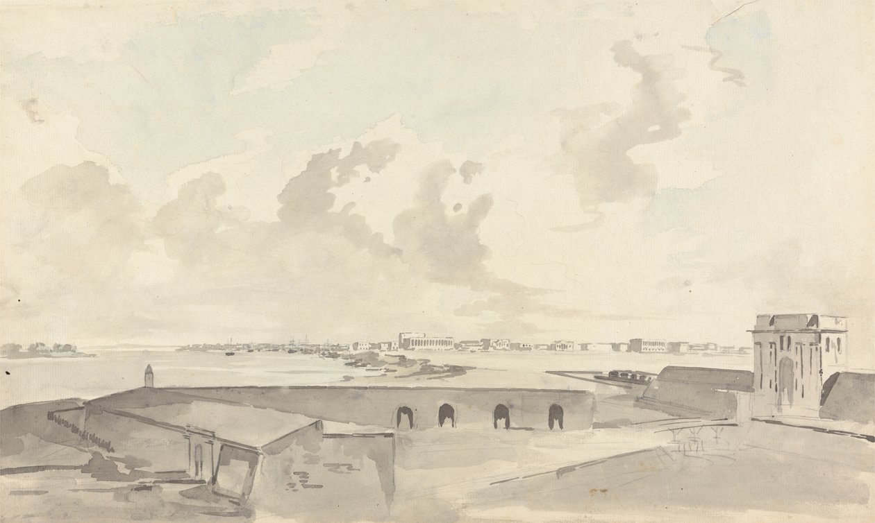 Fort William, Calcutta av Samuel Davis
