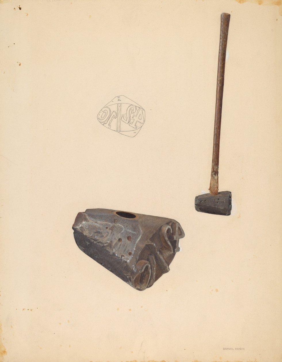 Loggmarkør av Samuel Faigin