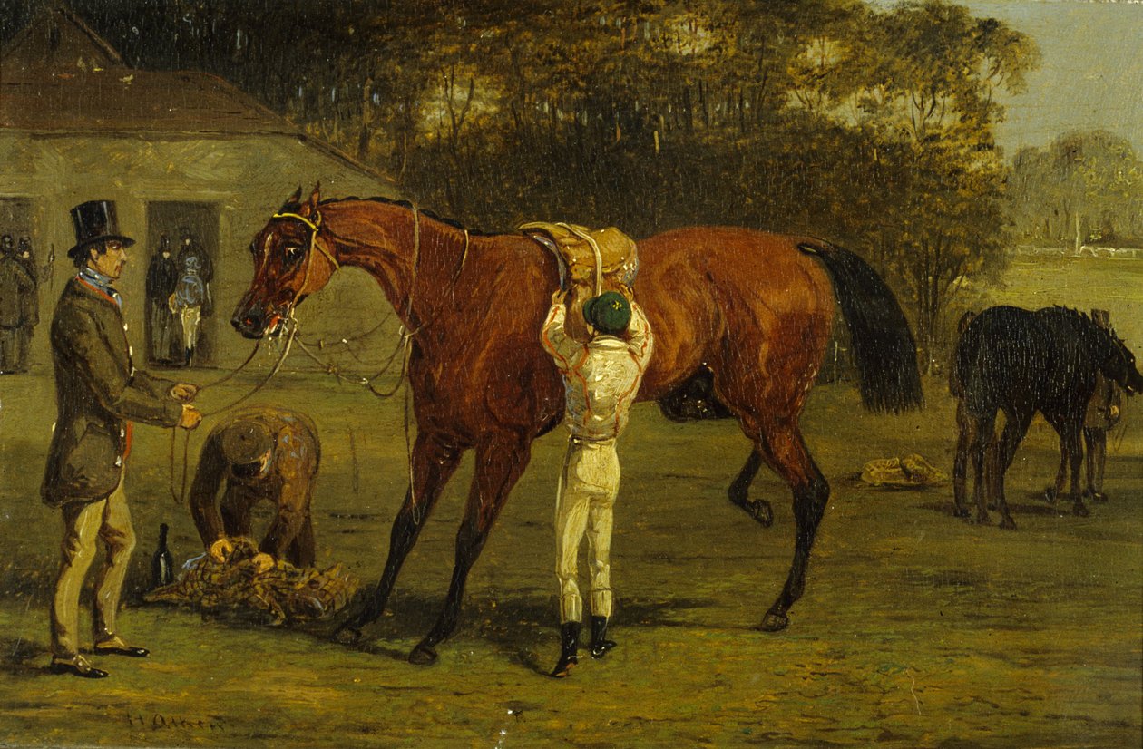 Sale (olje på lerret) av Samuel Henry Alken