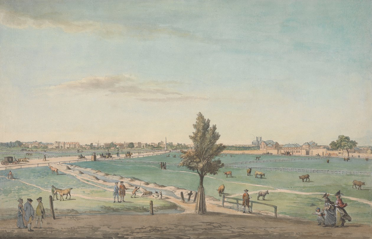 Kennington Common av Samuel Hieronymus Grimm