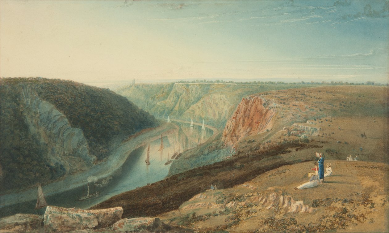 Avon fra Observatory Hill, ca. 1825 av Samuel Jackson