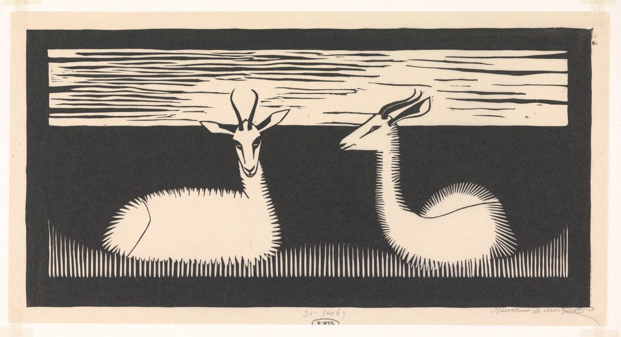 To gaseller av Samuel Jessurun de Mesquita (signed by artist)