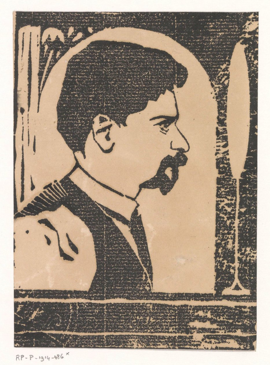 Selvportrett av Samuel Jessurun de Mesquita