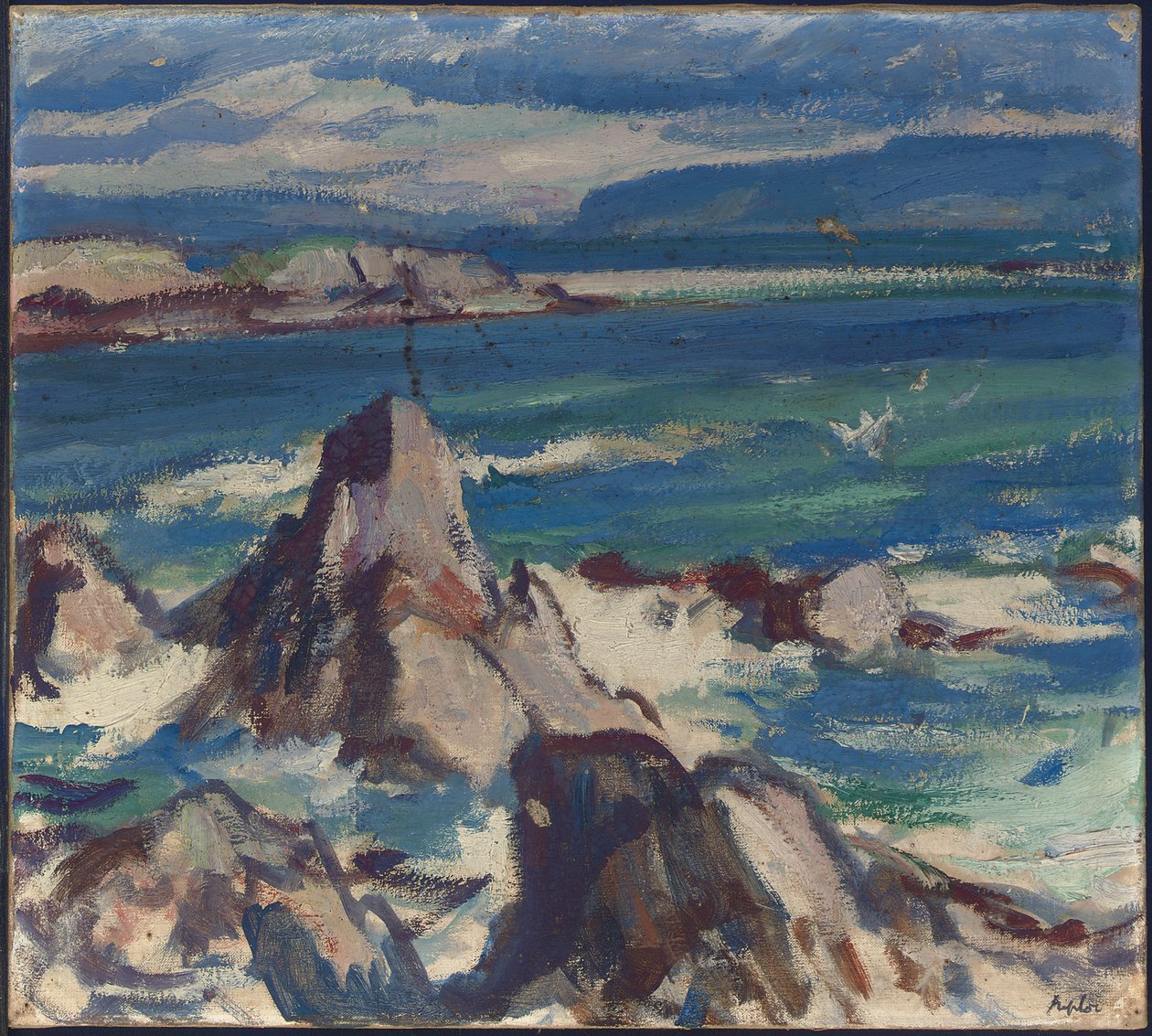 Steiner og hav, Iona av Samuel John Peploe