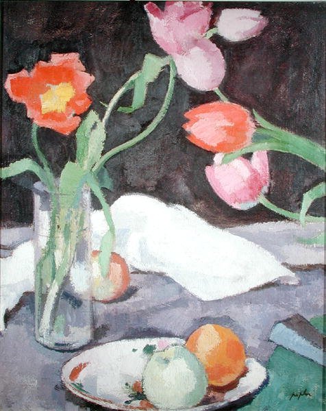 Tulipaner av Samuel John Peploe
