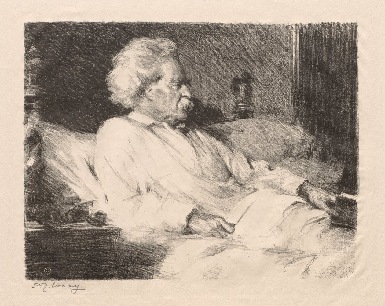 Mark Twain av Samuel Johnson Woolf