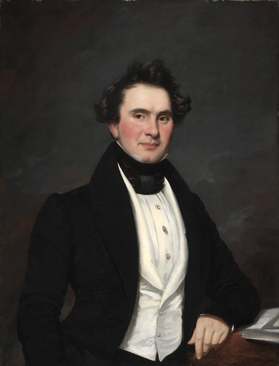 Portrett av en mann, 1832. av Samuel Lovett Waldo