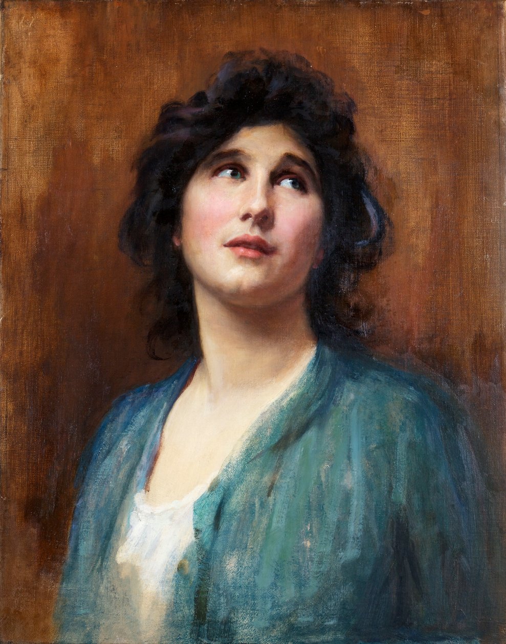 Tilbedelse (olje på lerret) av Samuel Luke Fildes