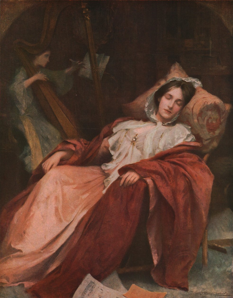 Drømmer, sent på 1800-tallet, ca 1930. av Samuel Melton Fisher