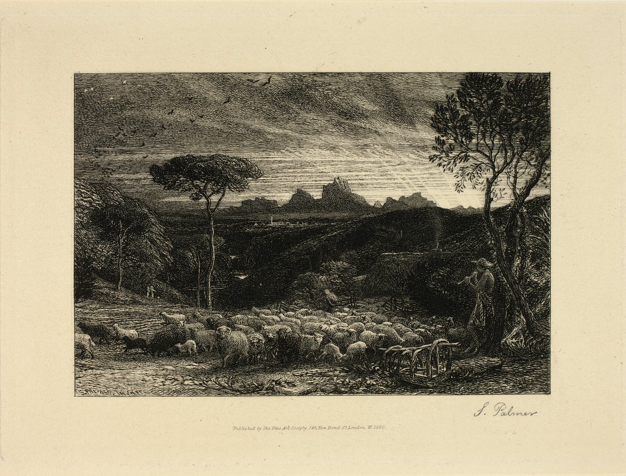Tidlig morgen av Samuel Palmer