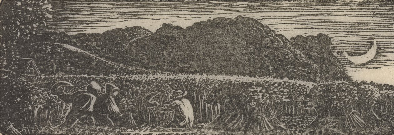 Høst under en halvmåne av Samuel Palmer