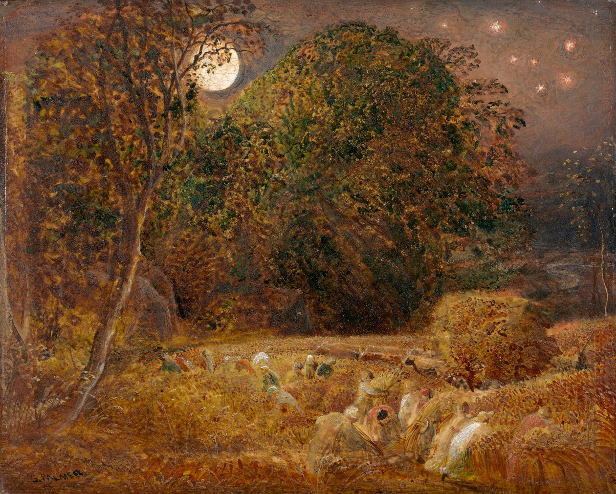 Høstmånen av Samuel Palmer