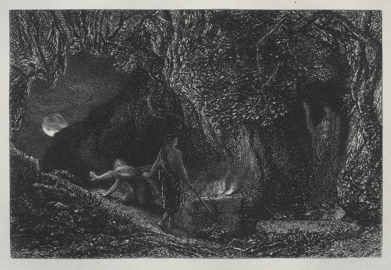 Graven, 1883. av Samuel Palmer