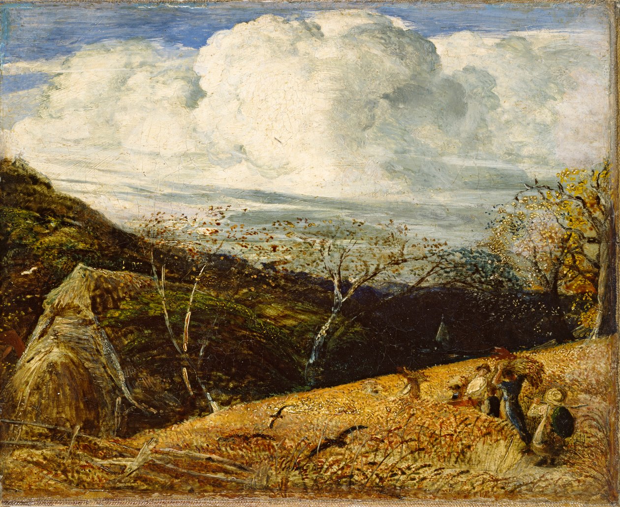 Den hvite skyen, c1833-1834 av Samuel Palmer