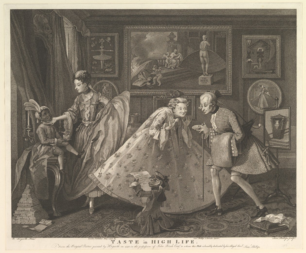 Taste in High Life, 1. mai 1798. av Samuel Phillips