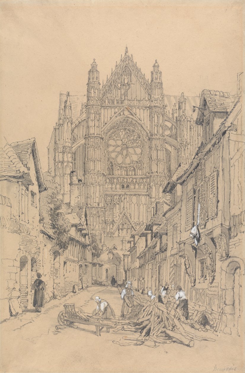 Beauvais katedral av Samuel Prout