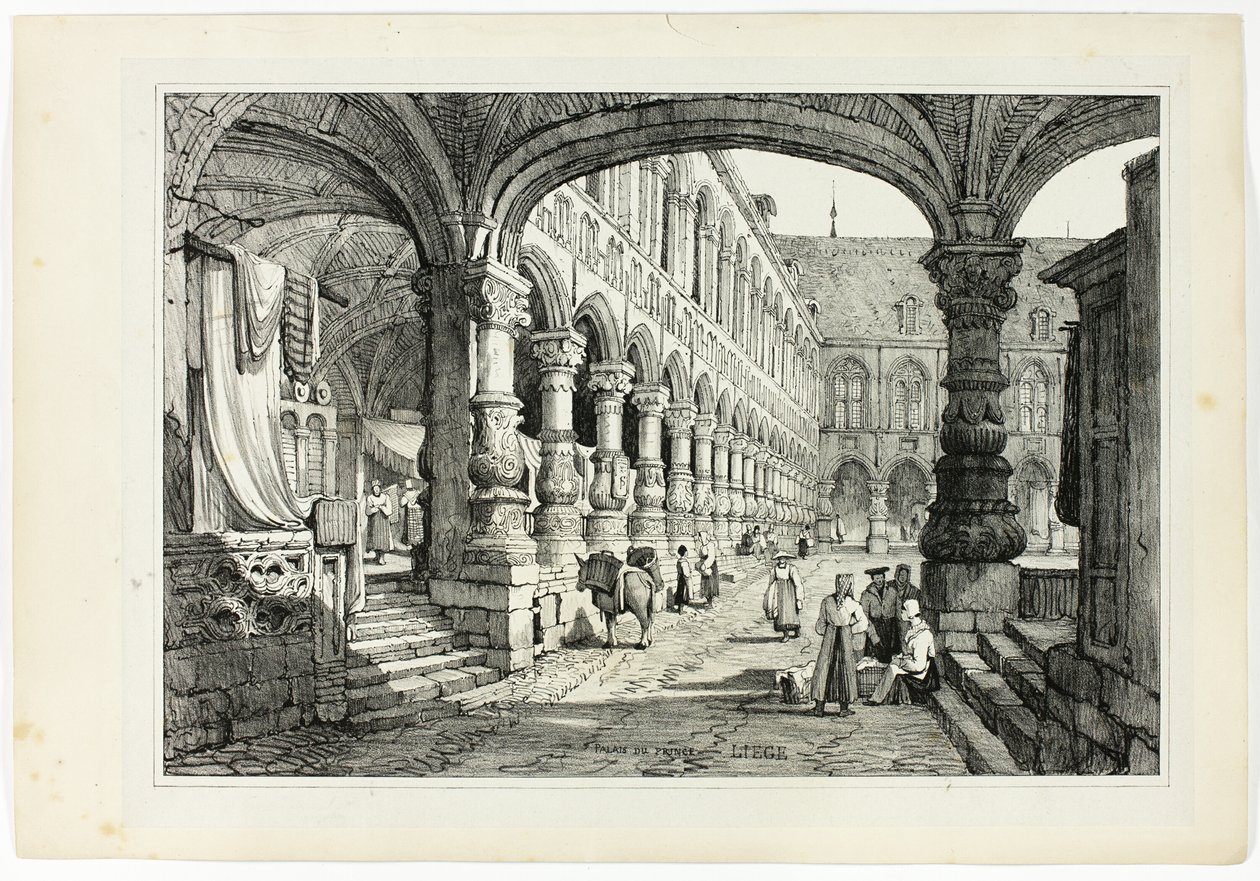Prinsens palass, Liège av Samuel Prout