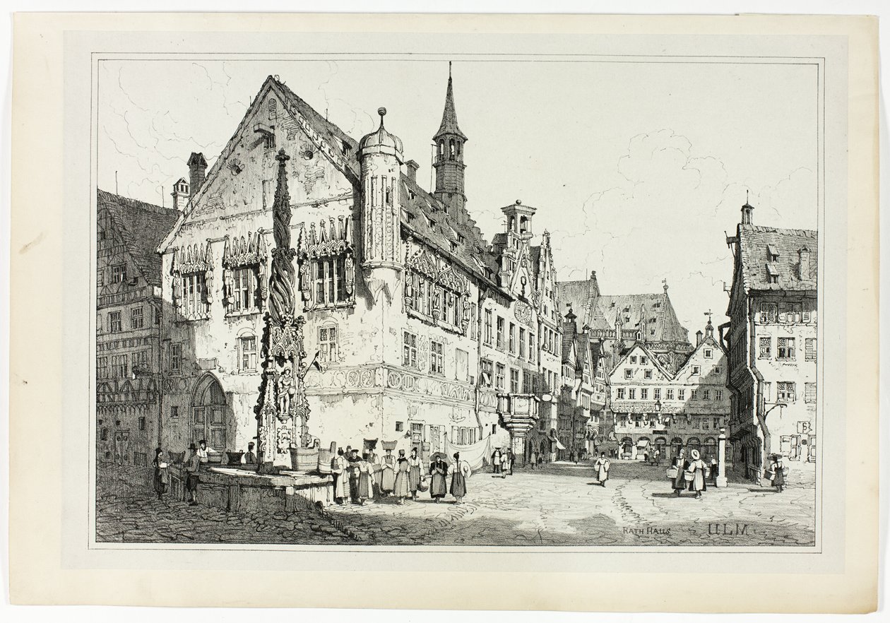 Rath House, Ulm av Samuel Prout