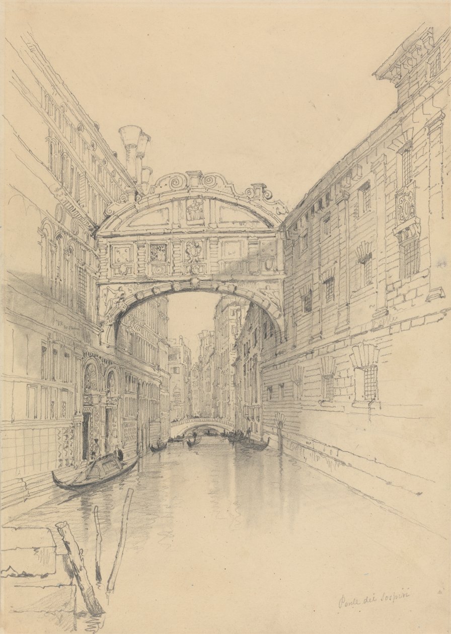 Sukkenes bro, Venezia av Samuel Prout