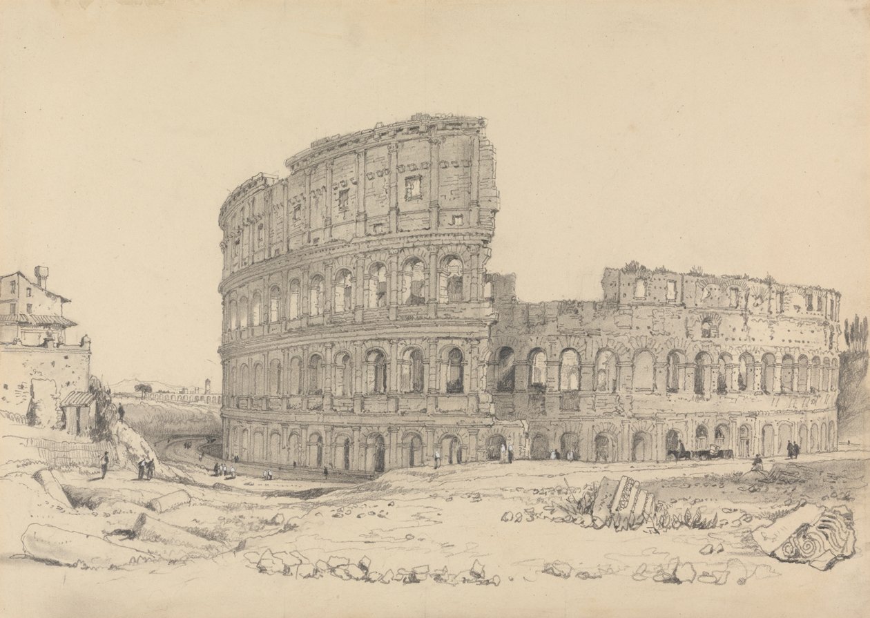 Colosseum, Roma av Samuel Prout