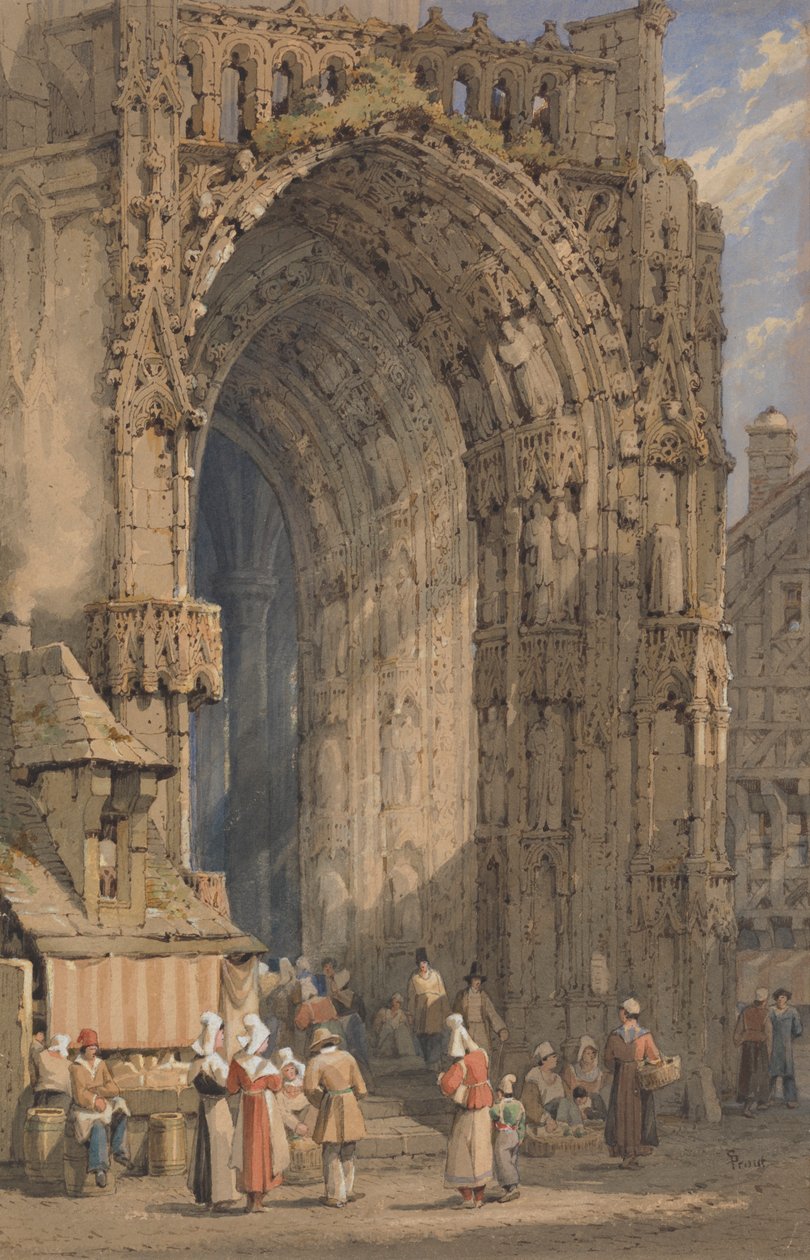 Verandaen, Reims katedral av Samuel Prout